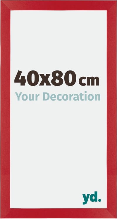 Your Decoration - Fotolijst 40x80 cm - MDF - Rood - Mura