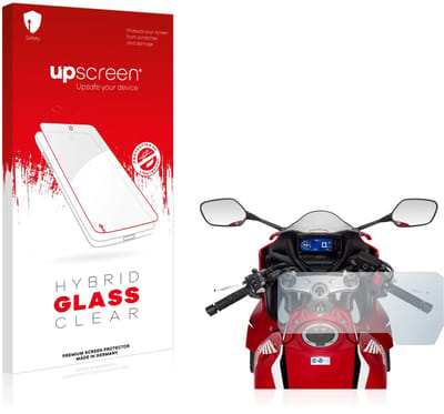 upscreen - Screenprotector voor Honda CBR650R 2019-2021 - Folie Beschermfolie Beschermglas transparant