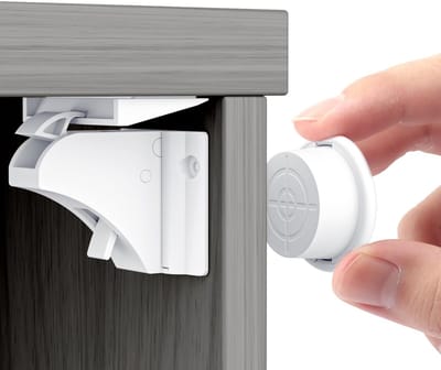 Unyqoos® Onzichtbare Magnetische Kast- en Ladebeveiliging voor Kinderen zonder Gereedschap