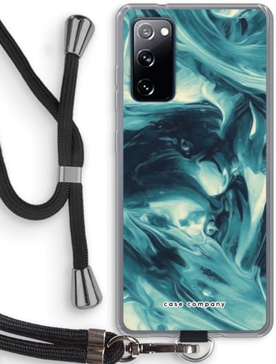 Case Company® - Hoesje met koord geschikt voor Samsung Galaxy S20 FE / S20 FE 5G hoesje met Koord - Dreaming About Whales - Telefoonhoesje met Zwart Koord - Bescherming aan alle Kanten en Over de Schermrand