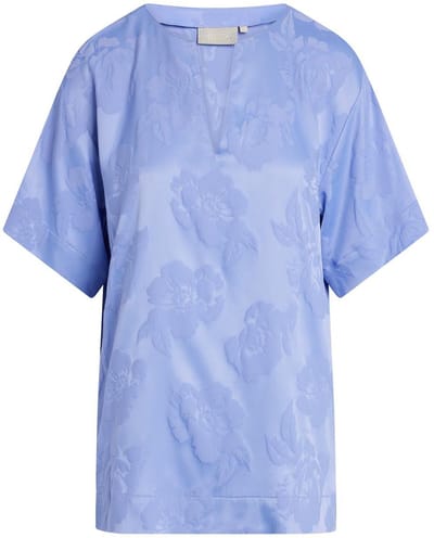Essenza Lily Charley Top Korte Mouw Lavendelblauw - XS