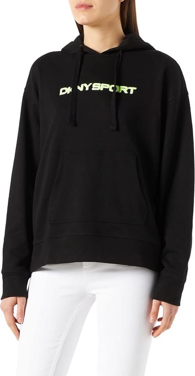Dames Hoodie met Gelaagd Schaduw Logo