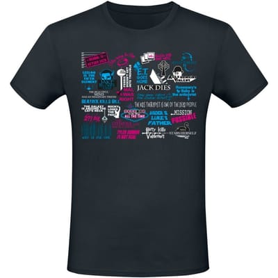 Sprüche - Fun T-shirt - Spoiler - M tot L - voor Mannen - zwart