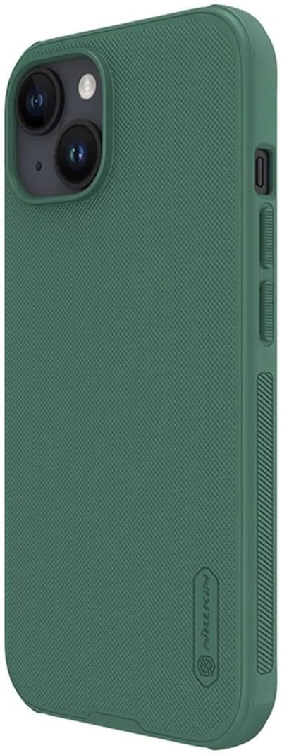 Nillkin Super Frosted Shield Hoesje Geschikt voor Apple iPhone 15 Back Cover Groen