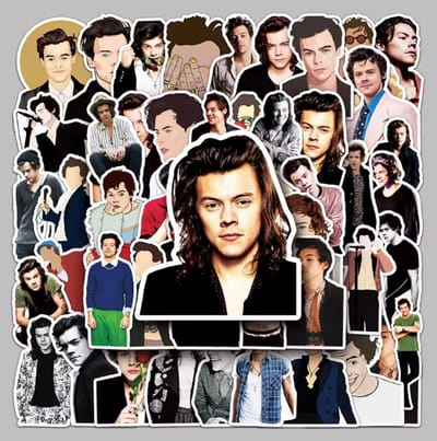 Harry Styles stickers - 52 stuks - deco stickers- laptop stickers - knutselen - bullet journal stickers