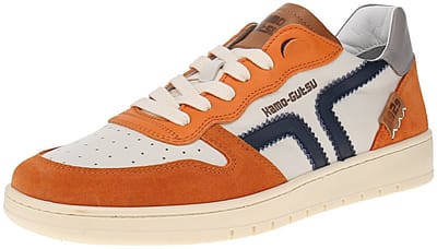 Kamo-Gutsu Campo-048 - Herenschoenen Sneaker - Arancio-Denim