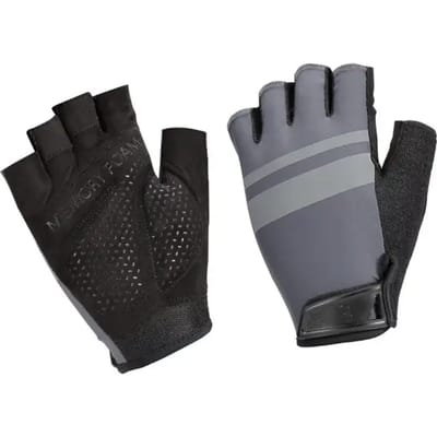BBB Cycling HighComfort 2.0 Fietshandschoenen Zomer - Racefiets en MTB Handschoenen - Wielrenhandschoenen - Grijs - Maat S - BBW-59