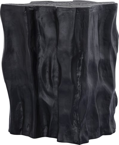PTMD Bijzettafel Fennah - 39x35x41 cm - Hout - Zwart