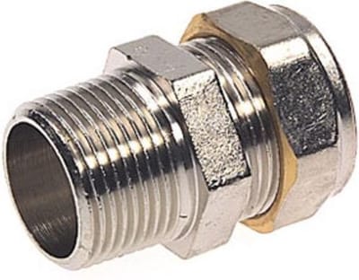 Bonfix vernikkeld knel puntstuk 3/8 x12 mm conisch gastec / kiwa