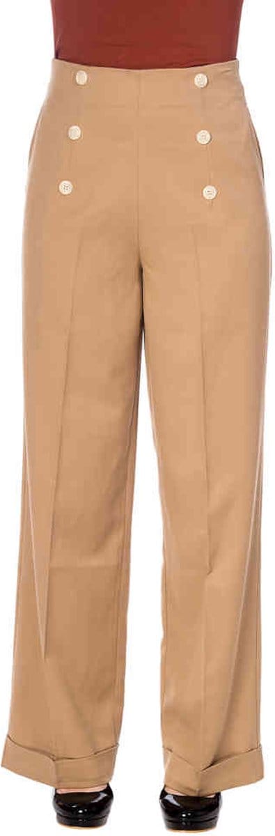 Dancing Days - ADVENTURES AHEAD BUTTON Wijde broek - 2XL - Multicolours