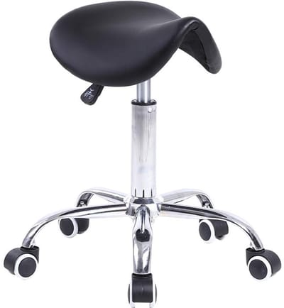 Ibenzoa® Ergonomische en Verstelbare Zadelkruk met Zadelzitting voor Diverse Werkplekken