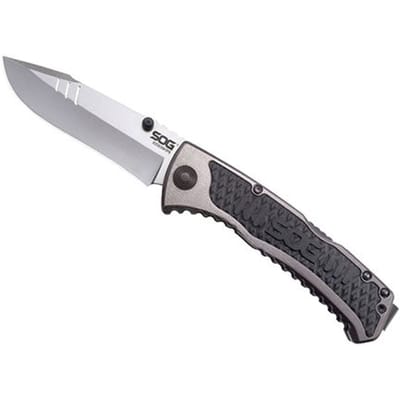 SOG Knives Sideswipe Clampack Zakmes - Zwart