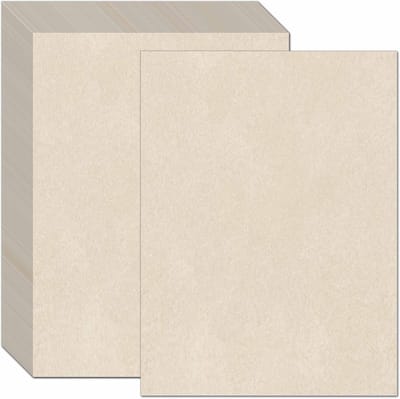 50 Vellen Vintage Briefpapier A4 - Antiek Perkament Papier Dubbelzijdig voor Diploma's, Uitnodigingen en Brieven