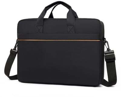 Laptoptas - 15.6 inch - Oxford Stof - Waterafstotend - Grote Capaciteit - Schouder- & Handtas - Met Trolleyband - Zwart