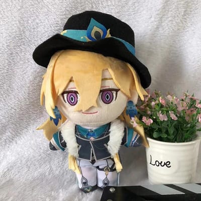 Honkai Star Rail Aventurine Cosplay Poppen Zacht Pluche Spel Aventurine Cartoon 20cm Poppen Vakantiecadeaus Verjaardag Kerst Poppen 20cm