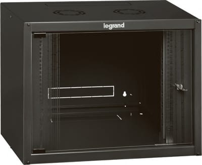 Legrand Linkeo fix 19" 6U Vrijstaande rek Zwart
