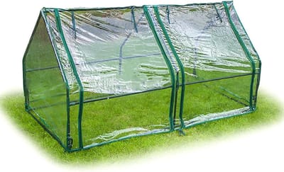 Draagbare kweektunnel - Kweekkas afdekking - Planten beschermen - Waterdicht PVC materiaal - 180 x 90 x 90 cm - Groen