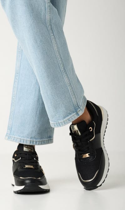 Mexx Nouraya Obi Sneaker Black Dames - Maat 38