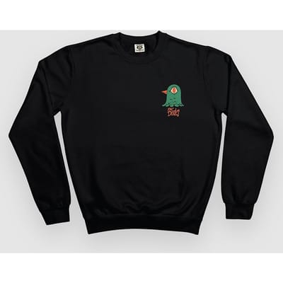 The Dudes Bird Head Classic Sweater zwart