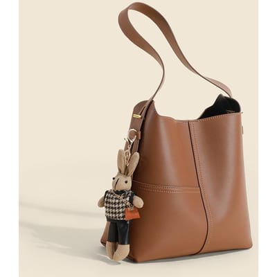 Emmertas voor Dames Nieuwe Echte Lederen Dames Tas Herfst en Winter Éénschouder Crossbody Grote Capaciteit Pendelen Speelgoedtas brown