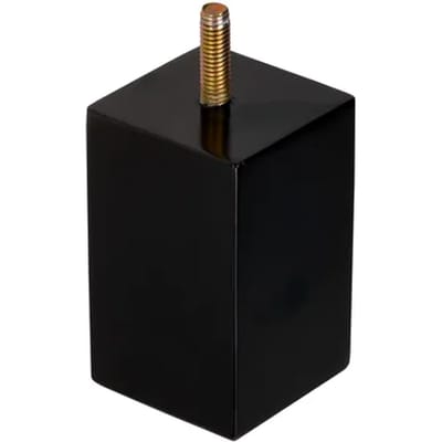 Duraline Meubelpoot Vierkant Hout Zwart 5x5x8cm Beuken Fsc