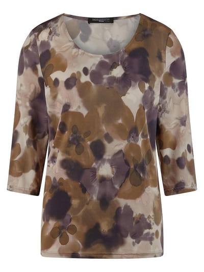 Shirt ronde hals Van Fadenmeister Berlin beige