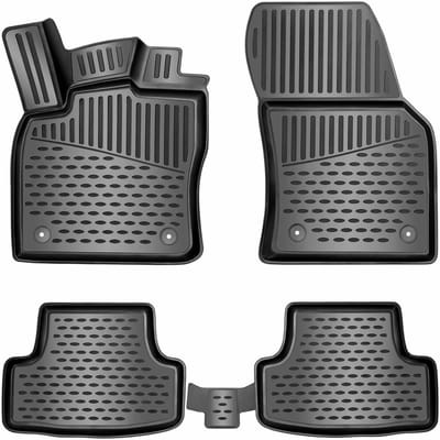 3D Rubber Automatten voor Volkswagen T-ROC 2017-2026 [1. Gen] - geurloos & op maat - hoge rand