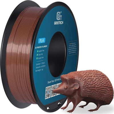 GEEETECH Filament PLA Brown/ Bruin 1.75mm 1kg 3D Printer Filament