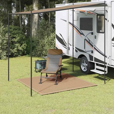 vidaXL - Tenttapijt - 200x200 - cm - taupe