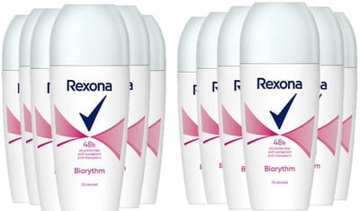 Rexona Deo Roller - Women Biorythm - 12 x 50 ml - Voordeelverpakking