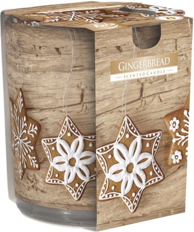 Ct Geurkaars Glas Gingerbread 22u D7xh8cm