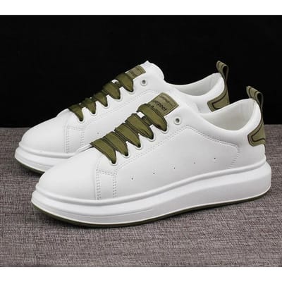 Chaussures décontractées pour hommes, baskets de course respirantes, de sport, blanches, de luxe, tendance, de tennis, d'athlétisme 35 white