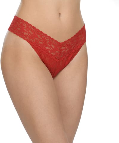 Hanky Panky Original Rise Thong - 4811P - Rood - One size - XS tot XL