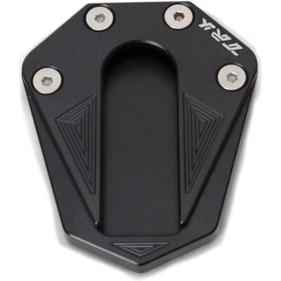 Béquille latérale de moto en aluminium CNC, plaque d'agrandissement, étagère de pied pour Benelli TRK 502 2017 – 2018 noir