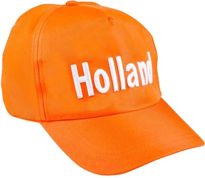 Boland - Pet 'Holland' Oranje - Één maat - Volwassenen - Unisex - Koningsdag - Holland - Supporter - Voetbal