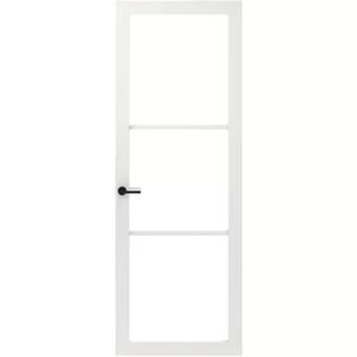 Sencys Glasset Industrial 3-ruits Mat Glas 83x201,5 Cm