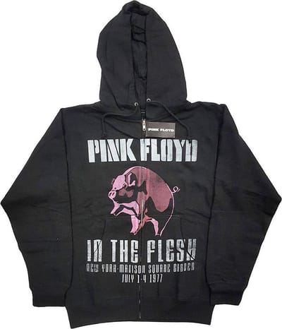 Pink Floyd - In The Flesh Vest met capuchon - S - Zwart