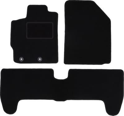 Zwarte veloursmatten voor: Toyota Yaris II hatchback (2005-2011)