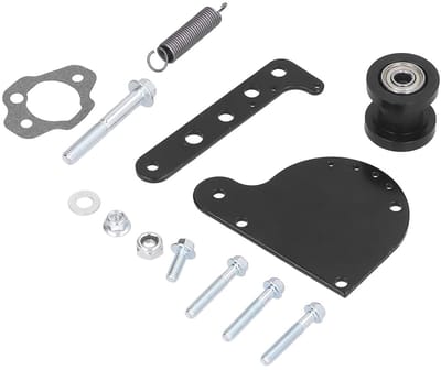 Set van Veerbelaste Kettingspanners - Metaallegering + Veer + Kartonnen Kettingspanner voor 49cc, 66cc en 80cc Motorfiets Motoren, Ideaal voor Verbeterde Prestaties en Betrouwbaarheid