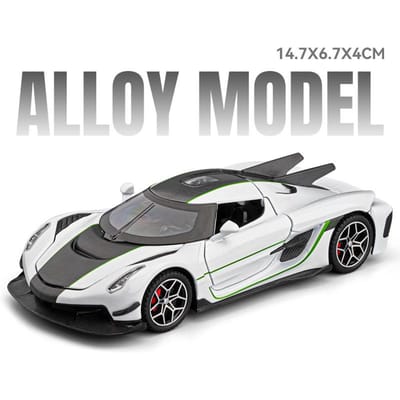 1:32 Knsg Jesko Absolut Supercar Legering Metaal Diecast Model Auto Hoge Simulatie Verzamelbaar Kinder Speelgoed Auto Geluid En Licht Cadeau