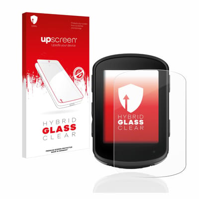 upscreen - Screenprotector voor Garmin Edge 540 / Edge 840 - Folie Beschermfolie Beschermglas transparant