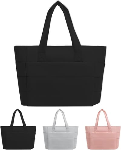 Lichte Dames Laptop Tas met Waterdichte Schouderriem, Ideaal voor Werk, Reizen en School met Laptop Compartment