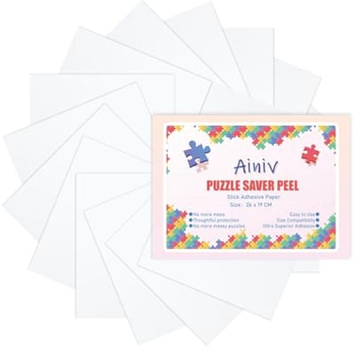 Puzzellijmvellen voor 1000 Stukjes Puzzels - Superklevende en Transparante Puzzelbewaarbladen