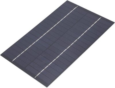Zonnepaneel - Zonnelader - Apparaten Laden - Hoge Conversieratio - 4.2W 18V - Zwart