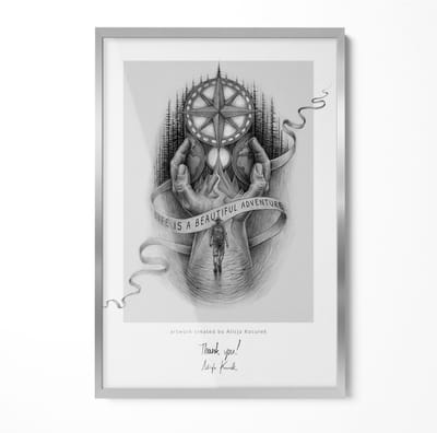Tulup Fotolijst - Zilver Posterlijst - Kliklijst 20x30 cm - Lijst Voor Kindertekeningen - Decoratieve Lijst
