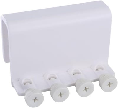 NTHProducts - Aquarium Soft Tube Fixture Holder - Dosing Pump Houder - Stevige Bevestiging - 2x2x2 cm - Soft Hose Ondersteuning - Geschikt voor Aquari