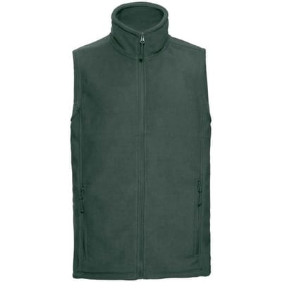 Russell Heren Fleece Outdoor Gilet (Fles groen)