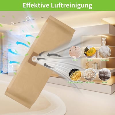 Dailygoods- Filterzakken 15 Stuks - Papieren Zak - Accessoires voor Bosch Advancedvac 20 - Stofzuigerzakken - Hoge Kwaliteit - Efficiënte Filtratie