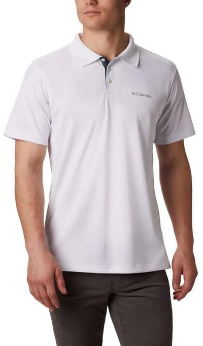 Columbia Utilizer™ Korte Mouw Poloshirt Wit S Man