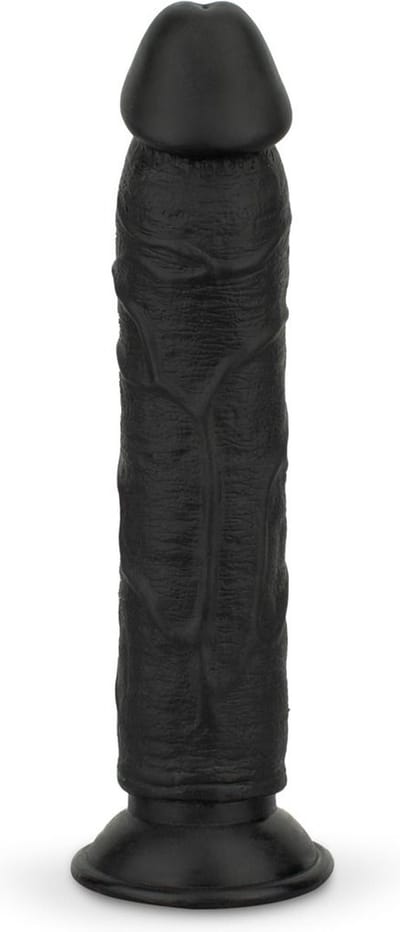 Dildo zonder ballen 17,5 cm - Zwart